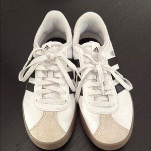 Adidas White and Black Sneakers
